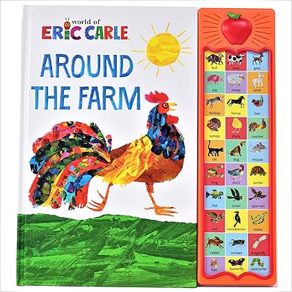 Photo 1 of World of Eric Carle, Around the Farm 30-Button Animal Sound Book - Great for First Words - PI Kids