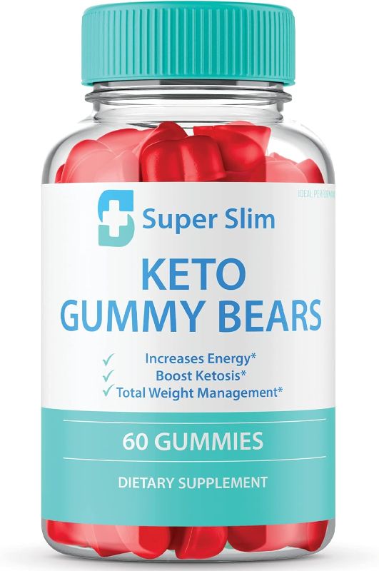 Photo 1 of Super Slim Ketos Gummy Bears Super Slim Ketos Gummies Super Slim Ketos ACV Gummy Bears (60 Gummies)