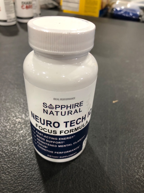 Photo 1 of Neuro Tech IQ Brain Supplement Neurotech Iq Focus Formula Pills (60 Capsules)
