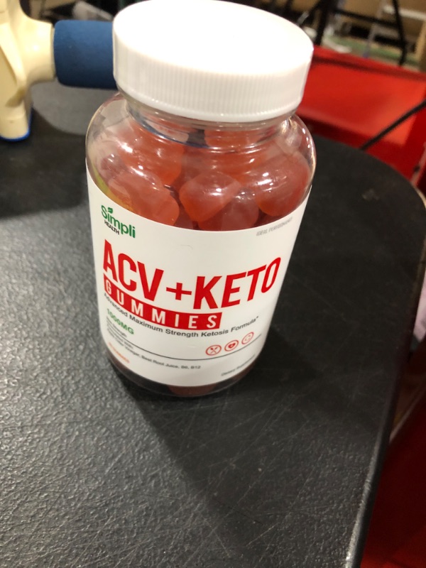 Photo 1 of Simpli Health ACV Ketos Gummies Keto Apple Cider Vinegar 1000mg