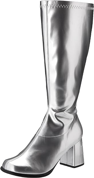 Photo 1 of Ellie Shoes Women's Gogo Knee High Boot 9 Silver