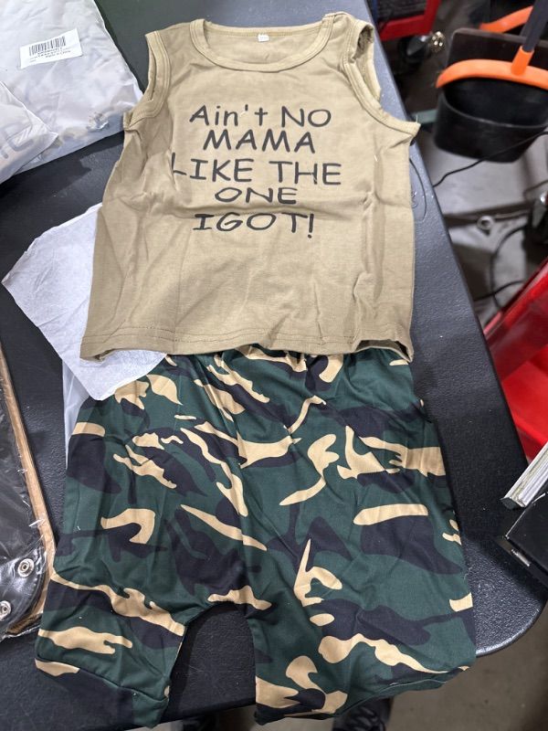 Photo 1 of AINT NO MAMA LIKE HTEONE I GOT! OUTFIT FOR KIDS SIZE 110