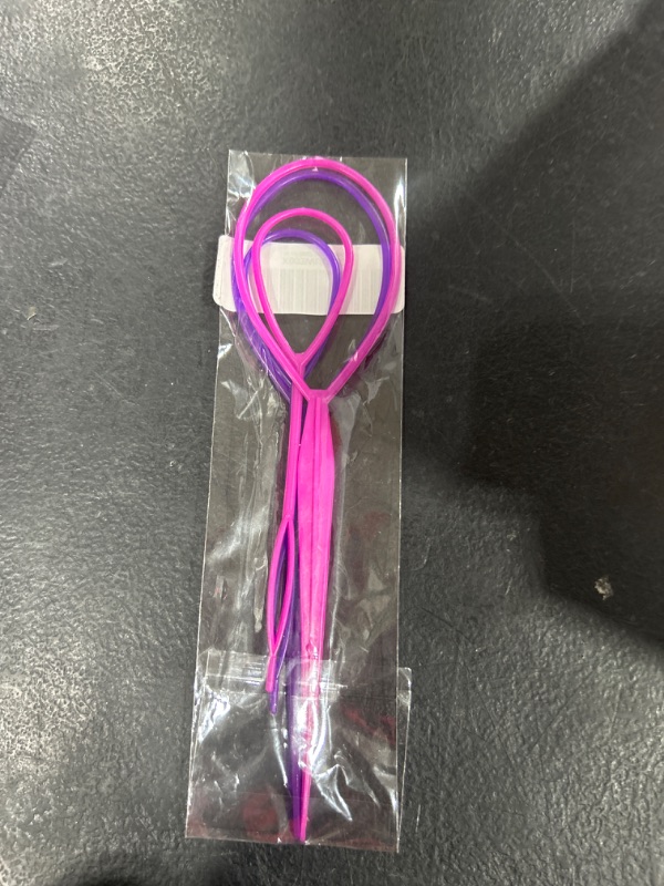 Photo 1 of Topsy Tail Hair Tool Hair Pull Through Tool Hair Loop Styling Tool - Ponytail Maker French Braid Loop For Hair Styling Gifts For Women Who Have Everything - Braiding Hair Supplies

