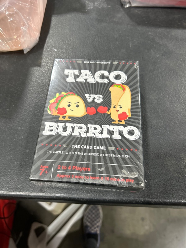 Photo 2 of Taco vs Burrito - The Strategic Family Friendly Card Game Created by a 7 Year Old - Perfect for Boys, Girls, Kids, Families & Adults Who Love Card Games and Board Games.