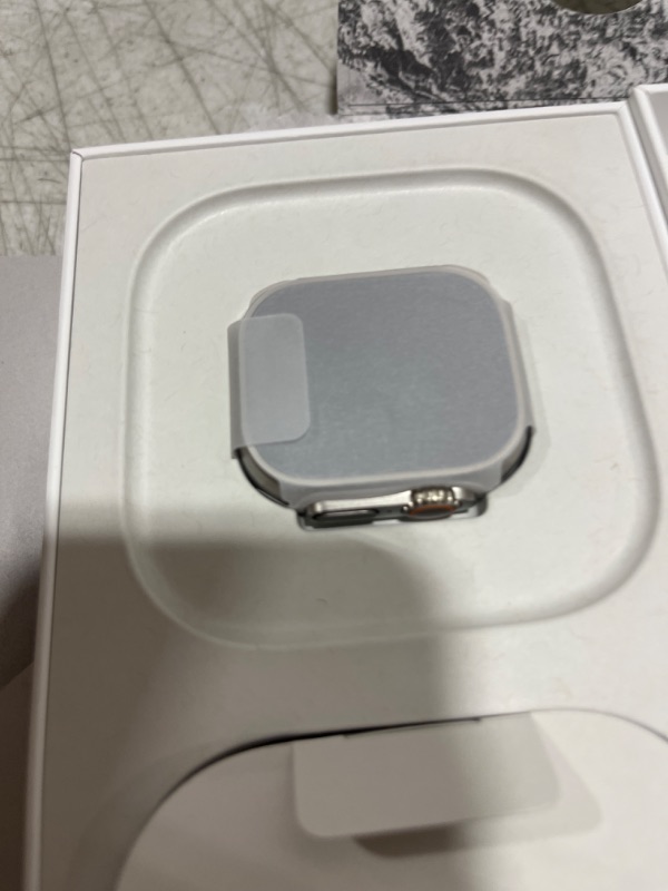 Photo 1 of Apple Watch Ultra 2 [GPS + Cellular 49mm] Smartwatch with Rugged Titanium Case & Indigo Alpine Loop Medium. Fitness Tracker, Precision GPS, Action Button, Extra-Long Battery Life, Carbon Neutral Titanium Case with Indigo Alpine Loop Medium - fits 145-190m