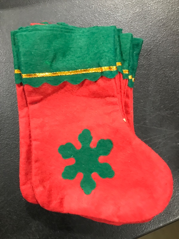 Photo 1 of 10 Pcs Christmas Mini Stockings 