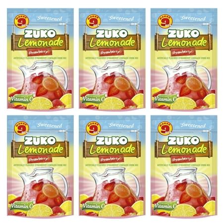 Photo 1 of Zuko Strawberry Lemonade 14.1 Oz - Pack of 6 BB: 06/26