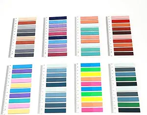 Photo 1 of 1600 pcs Morandi Sticky Book tabs, Sticky Index tab with Ruler, Page-Marker, PET Sticky tabs.Translucent, Writable, Repositionable,Waterproof, Anti-Tear, Smooth Writing, Used in School and Office
