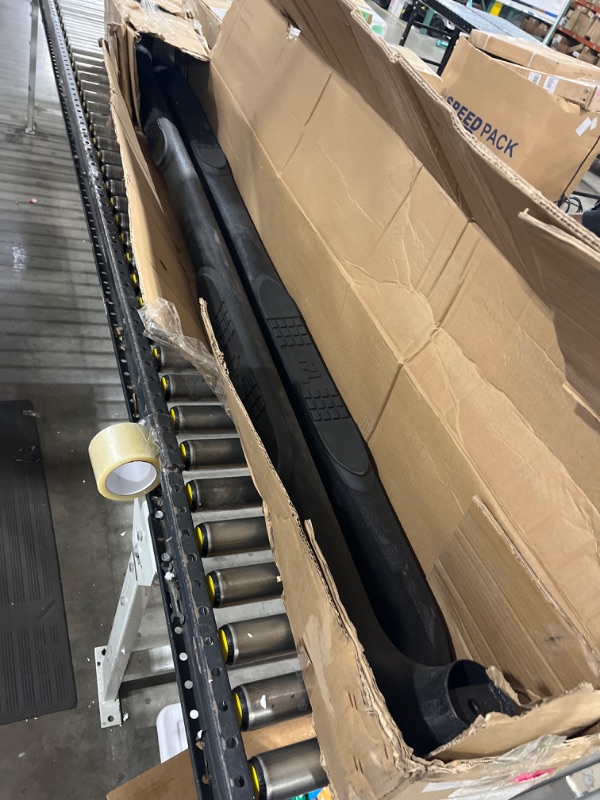 Photo 1 of TAC Side Steps Running Boards Fit 2009-2018 RAM 1500 Crew Cab|2019-2023 RAM 1500 Classic Crew Cab|2010-2024 RAM 2500/3500/4500/5500 Crew Cab Truck Pickup 3” Texture Black Nerf Bars 2Pcs Heavy Texture