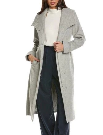 Photo 1 of COLE HAAN WOOL-BLEND COAT--- size 4
