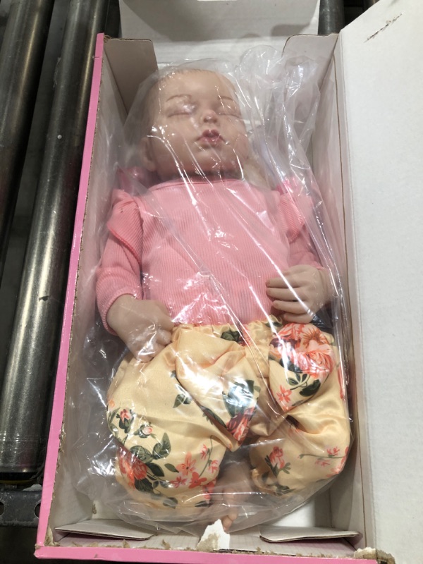 Photo 2 of BainGesk Lifelike Reborn Baby Dolls, 17 Inch Soft Body Realistic Baby Dolls, Newborn Baby Dolls Full Vinyl Body Poseable