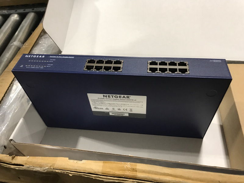 Photo 2 of NETGEAR ProSafe JGS516 16-Port Gigabit Ethernet Switch