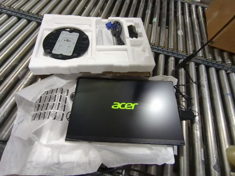 Photo 1 of Acer 21.5 Inch Full HD (1920 x 1080) IPS Ultra-Thin Zero Frame Computer Monitor (HDMI & VGA Port), SB220Q bi
