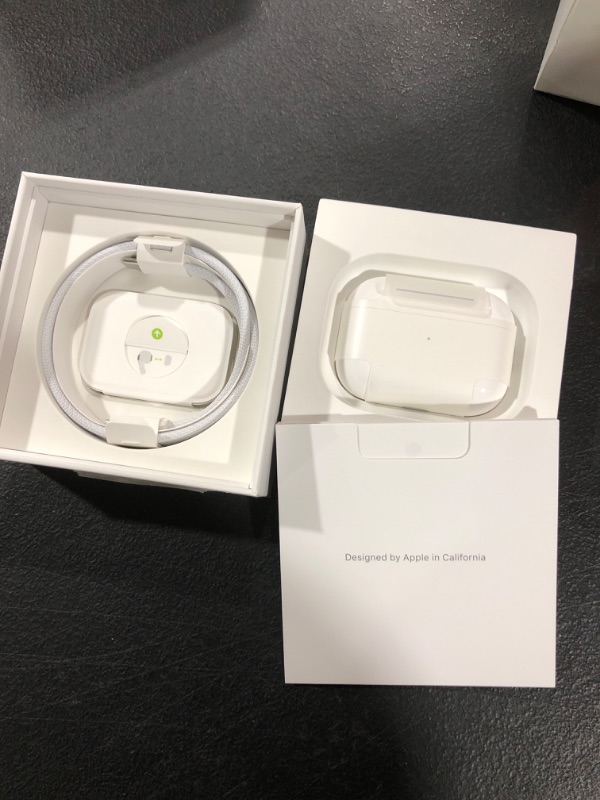 Photo 2 of Apple AirPods Pro (2nd Generation) Wireless Ear Buds with USB-C Charging, Up to 2X More Active Noise Cancelling Bluetooth Headphones, Transparency Mode, Adaptive Audio, Personalized Spatial Audio USB-C Without AppleCare+