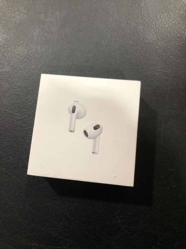 Photo 3 of Apple AirPods with Lightning Charging Case (3rd Generation)- FACTORY SEALED BOX. 