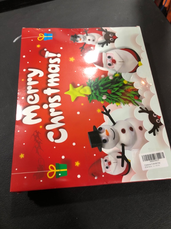 Photo 3 of 2 COUNT. HPMNS Christmas Crafts for Kids Christmas Gifts - Build A Snowman Santa Rein Deer Kit for Kids Colorful Clay Christmas Stocking Stuffers Christmas Activities for Kids Girls Home Classroom School