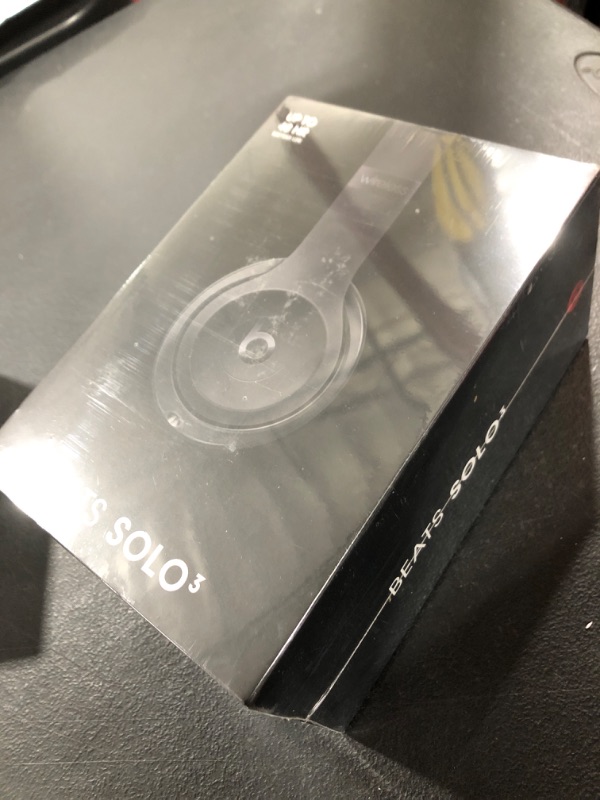 Photo 3 of Beats Solo3 Wireless On-Ear Headphones - Apple W1 Headphone Chip, Class 1 Bluetooth, 40 Hours of Listening Time, Built-in Microphone - Black (Latest Model) FACTORY SEALED BOX. 