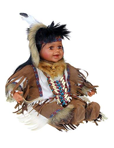 Photo 1 of 22" Collectible Native American (Indian) Vinyl Doll - Harsha 