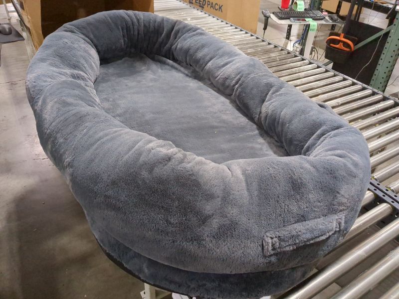 Photo 1 of The Original Human Dog Bed for Adults, Kids, and Pets. As Seen on Shark Tank. Comfy Plush Large Bean Bag with Memory Foam, Machine Washable, and Durable. Perfect nap and Floor Bed 
