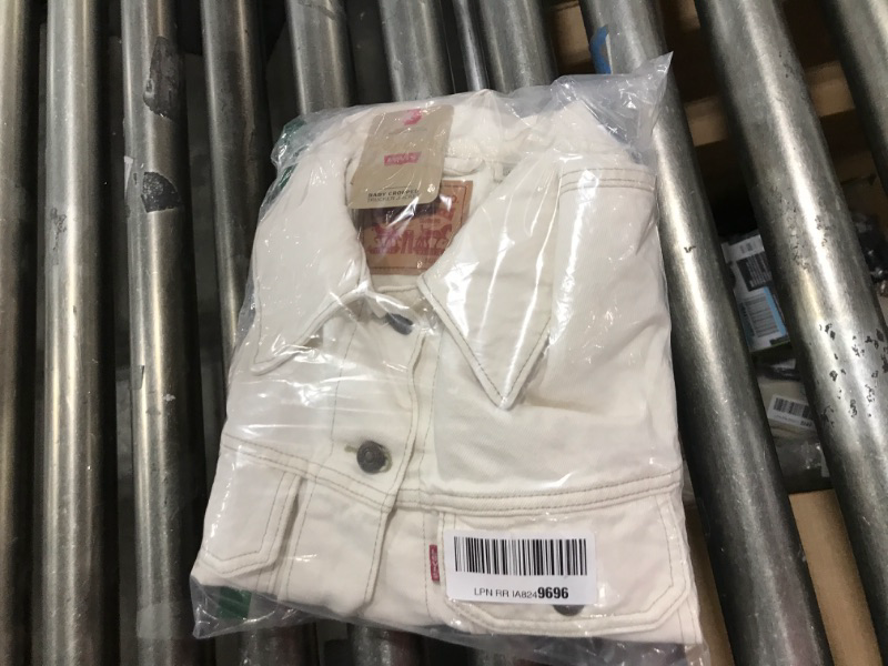 Photo 2 of Levi's Women's Utility Baby Baggy Jacket Medium (New) White Worn in