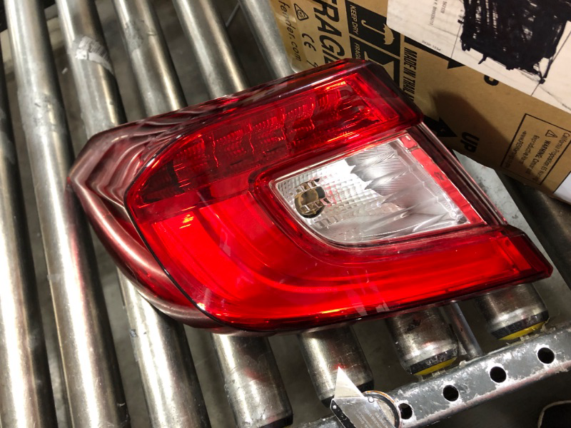 Photo 2 of Clidr Tail Light for Honda Accord Sedan 2018-2021 Rear Outer Taillamp Assembly Replacement Driver Left Side