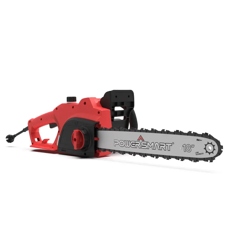 Photo 1 of PowerSmart PS8218 18 inch Pruning Corded Electric Chainsaw, 120V 15Amp Power Chainsaw for Wood Cutting

