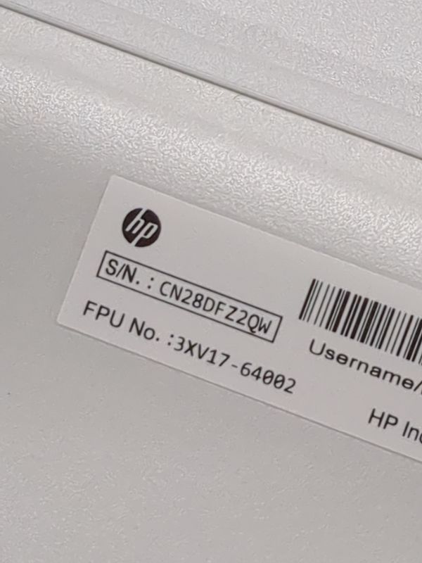 Photo 3 of HP DeskJet 2755e Wireless Color All-in-One Printer with bonus 6 months Instant Ink (26K67A), white