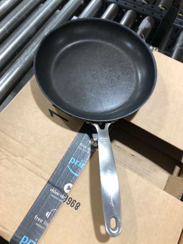 Photo 2 of Good Grips 10 in. Hard-Anodized Aluminum Ceramic Nonstick Frying Pan in Black