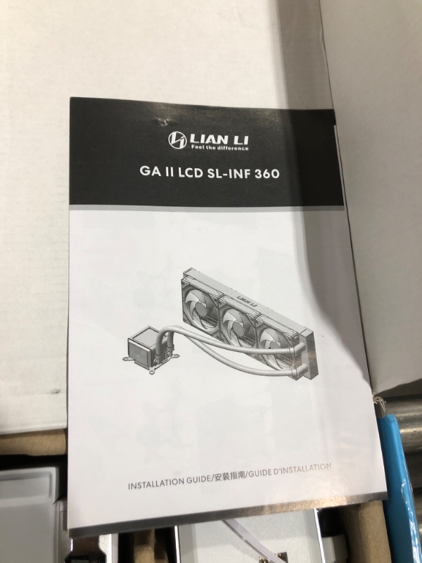Photo 3 of Lian Li Galahad II LCD 360 AIO CPU Liquid Cooler with SL Infinity Fans White 