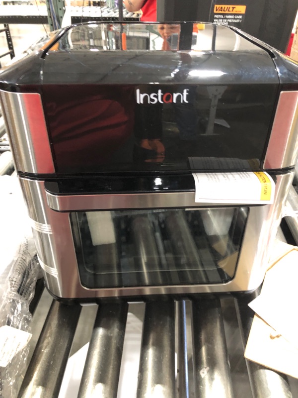 Photo 2 of Instant Vortex Plus 10-Quart Air Fryer, From the Makers of Instant Pot, 7-in-10 Functions, with EvenCrisp Technology, App with over 100 Recipes, Stainless Steel 10QT Vortex Plus