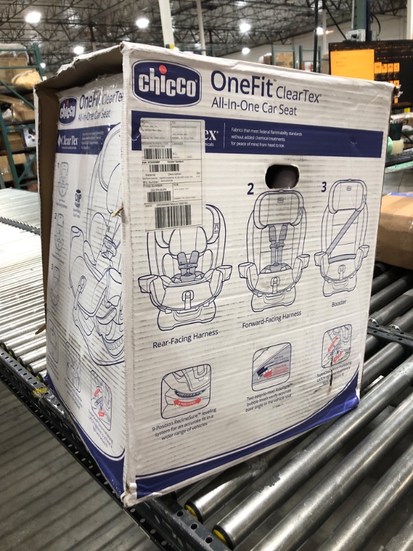 Photo 3 of Chicco OneFit™ ClearTex® Slim All-in-One Car Seat, Rear-Facing Seat for Infants 5-40 lbs., Forward-Facing Car Seat 25-65 lbs., Booster 40-100 lbs.,
