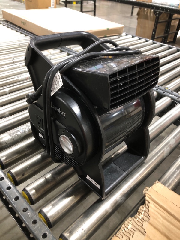 Photo 2 of Lasko U12104 High Velocity Pro Pivoting Utility Fan for Cooling, Ventilating,Black 