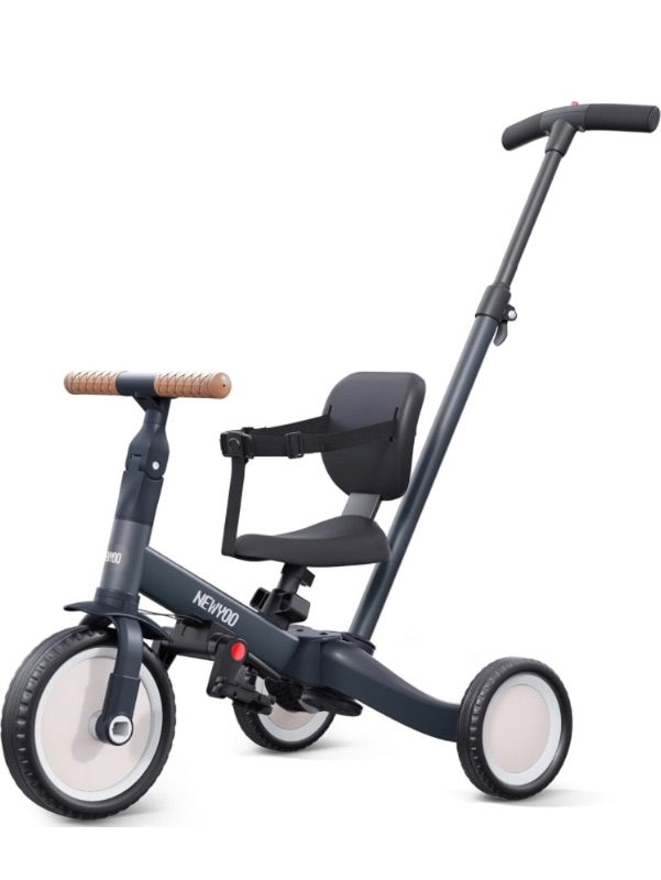 Photo 1 of newyoo Tricycles for 1-3 Year Olds, Toddler Bike with Backrest and Safety Belt
