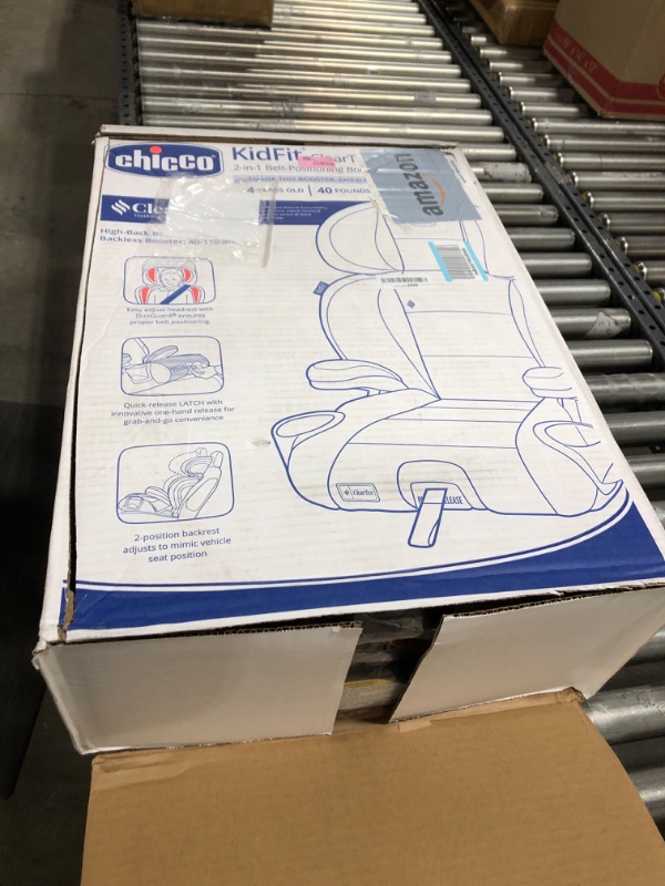 Photo 3 of Chicco KidFit ClearTex Plus 2-in-1 Belt-Positioning Booster Car Seat, Backless and High Back Booster Seat 40-100lbs