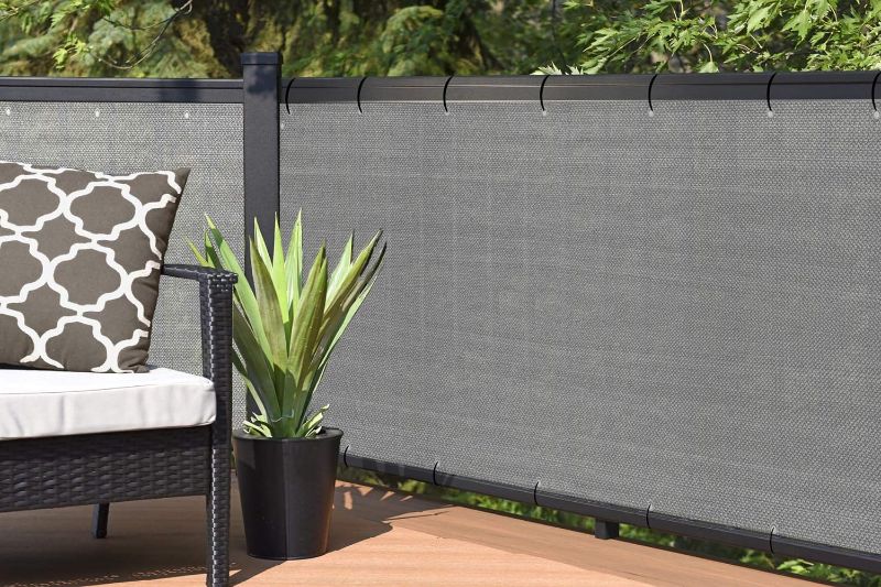 Photo 1 of Privacy Screen for Backyard Fence, Pool, Deck, Patio, Balcony and Outdoor Paneling (Exact Size Unknown)