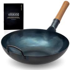 Photo 1 of 13,5-inch Pre-Seasoned Blue Carbon Steel Wok