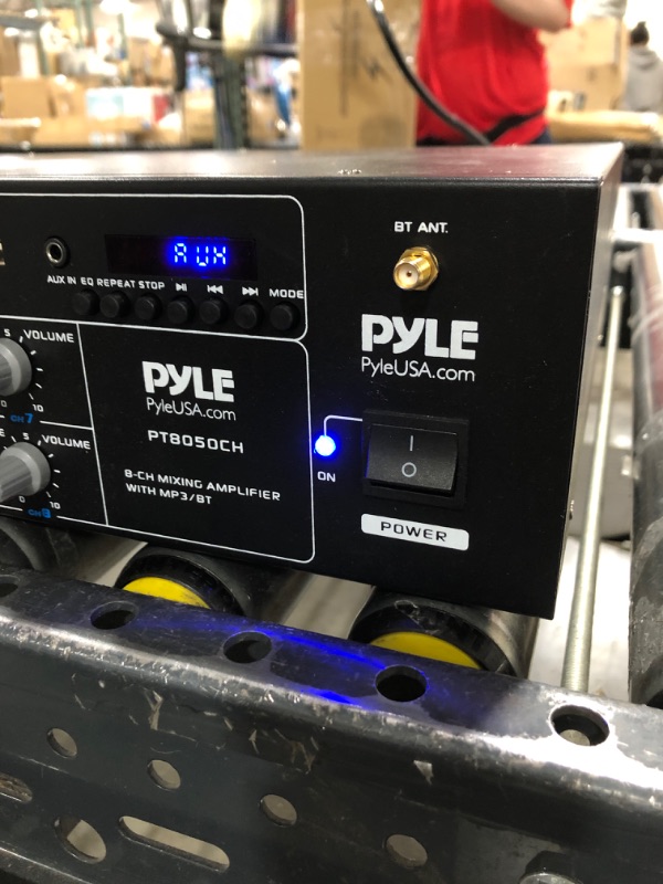 Photo 3 of Pyle 8-Channel Wireless Bluetooth Power Amplifier - 4000W Rack Mount Multi Zone Sound Mixer