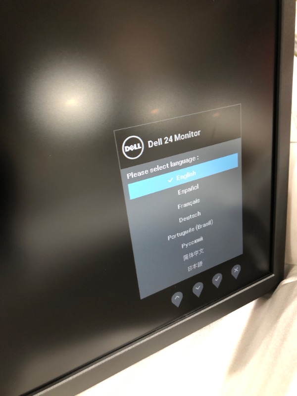 Photo 3 of Dell 24 inch Monitor FHD (1920 x 1080) 16:9 Ratio with Comfortview (TUV-Certified), 75Hz Refresh Rate, 16.7 Million Colors, Anti-Glare Screen
