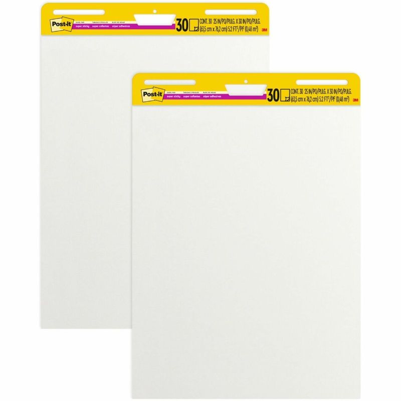 Photo 1 of 2 pack Post-it® Self-Stick Easel Pads - 30 Sheets 