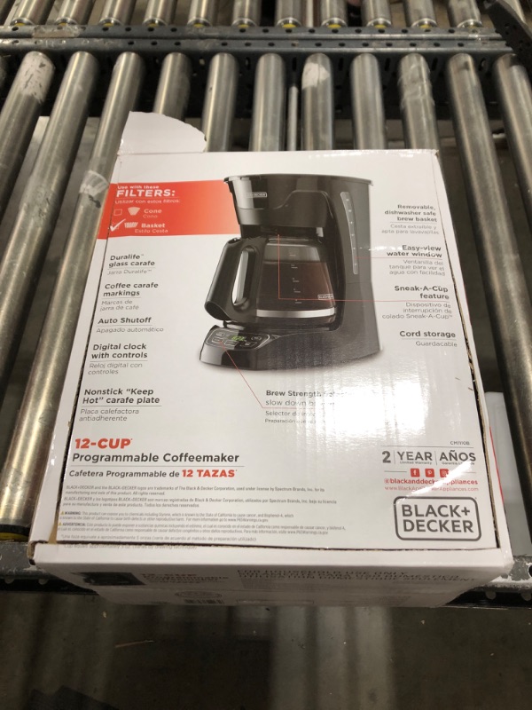 Photo 3 of BLACK+DECKER 12 Cup Programmable Coffee Maker 