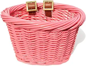 Photo 1 of Colorbasket 01525 Kids Front Handlebar Wicker Bike Basket