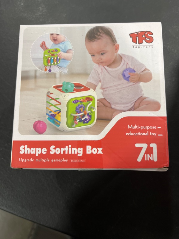 Photo 1 of 7 IN 1 ACTIVITY CUBE. SHAPE SORTING BOX