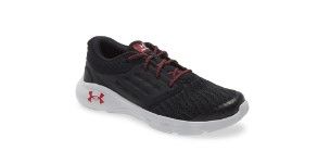 Photo 1 of Boys' Under Armour Little Kid Charged Vantage Running Shoes in Black/Grey/Fire Size 12 - Little Kid Medium