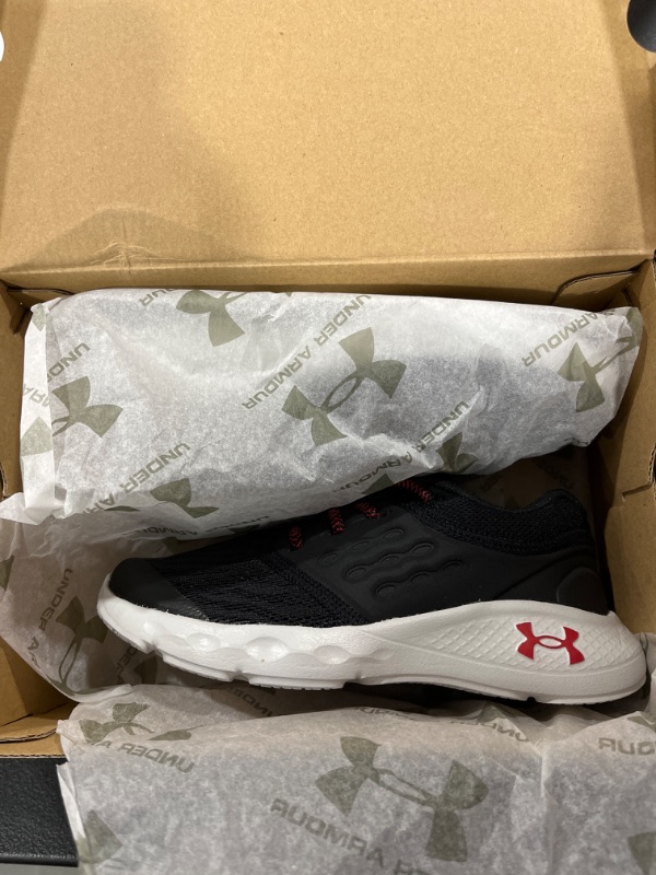 Photo 2 of Boys' Under Armour Little Kid Charged Vantage Running Shoes in Black/Grey/Fire Size 12 - Little Kid Medium