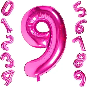 Photo 1 of Blue 8 Number Balloons,40 inch Mylar Number Balloons For Party Celebrations and Holiday Decorations! (2pk)
