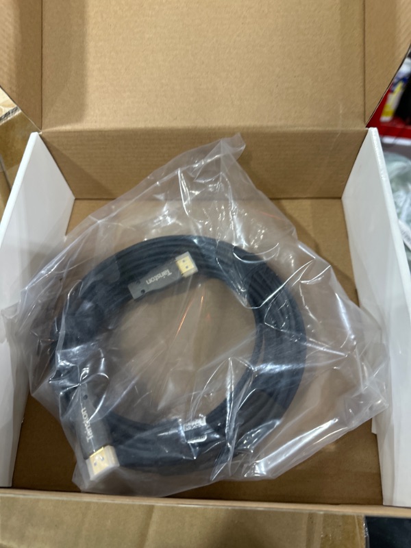 Photo 2 of Tainston Fiber HDMI Cable 30 ft(feet) Fiber Optic HDMI Cable Support High Speed 18Gbps 4K at 60Hz?HDR,Dolby Vision,HDCP2.2,ARC,3D Subsampling 4:4:4/4:2:2/4:2:0