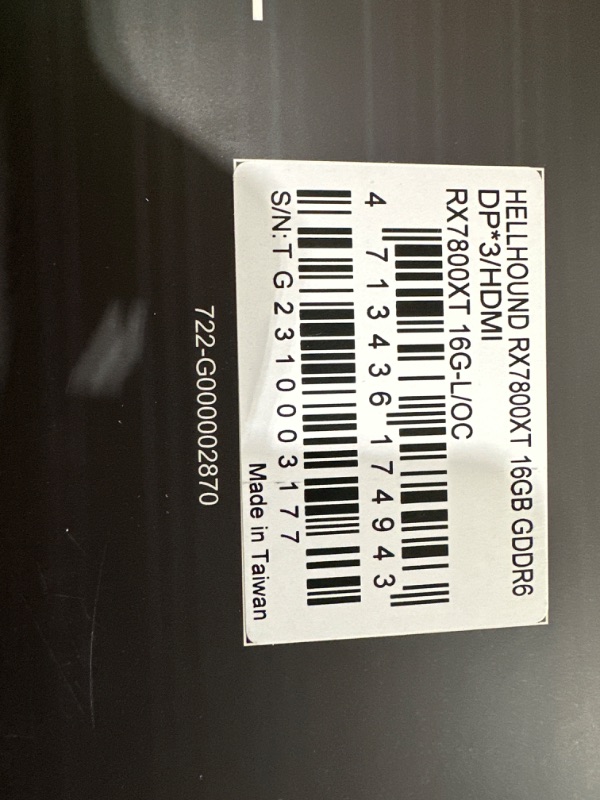 Photo 2 of PowerColor Hellhound AMD Radeon RX 7800 XT 16GB GDDR6 Graphics Card 7800 XT Hellhound