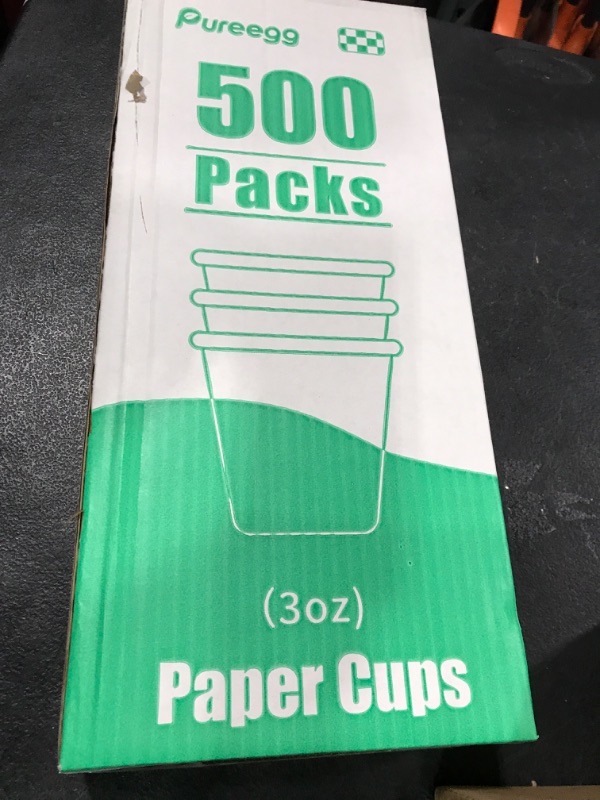 Photo 2 of Pureegg Paper Cups - 500-Pack Bathroom Cups, Disposable Mouthwash Cups, Leakproof Small Cups, Tasting Cups, Sample Cups, 3 oz Paper Cups for Bathroom, Parties, Picnic, Pink