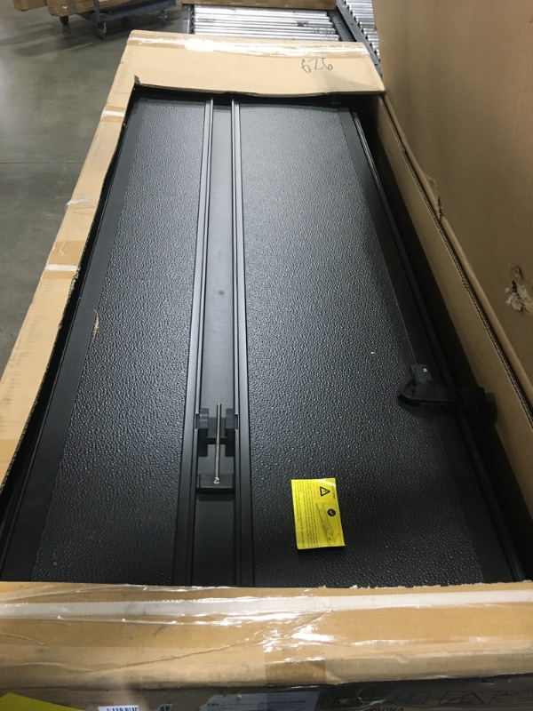 Photo 2 of 5FT Hard Tri-Fold Truck Bed Tonneau Cover for 2016-2024 Toyota Tacoma (59.8in-60.5in) Bed.NH1033