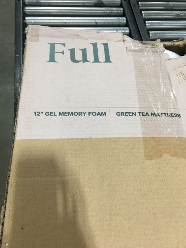 Photo 3 of ZINUS 12 Inch Green Tea Memory Foam Mattress, Fiberglass Free, Patented Custom Contour Support, Sturdy Base Foam, CertiPUR-US Certified, Bed-in-a-box, Full, White
full size